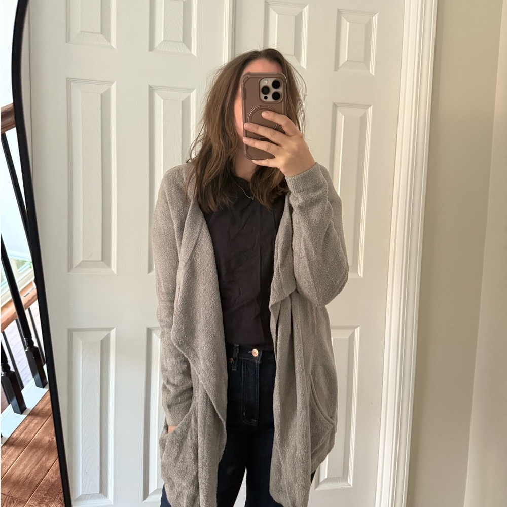 Barefoot Dreams Soft Gray Cardigan